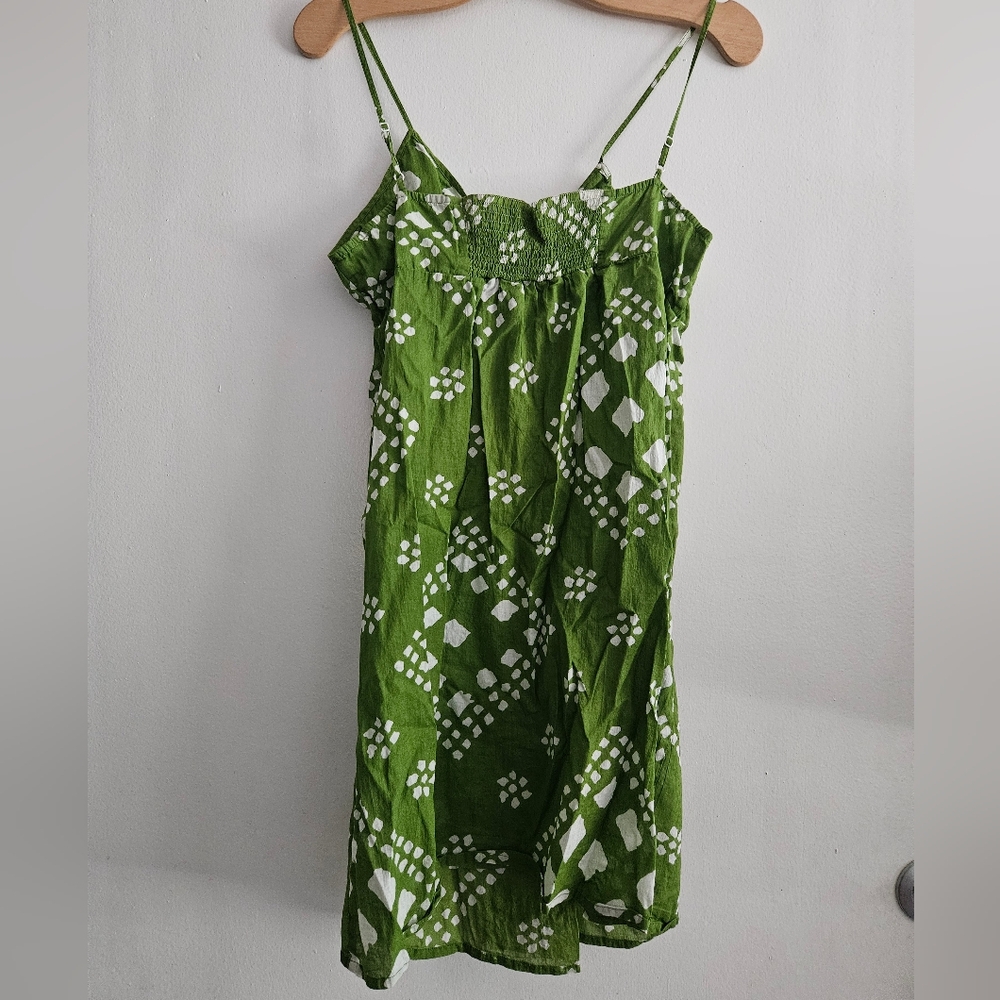 Joolay Women's Green And White Beach Cover Up Size S/M - Picture 5 of 5